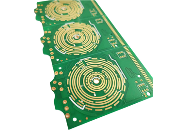 Double-layers PCB：FR4-0.8mm-1/1oz-ENIG2u'